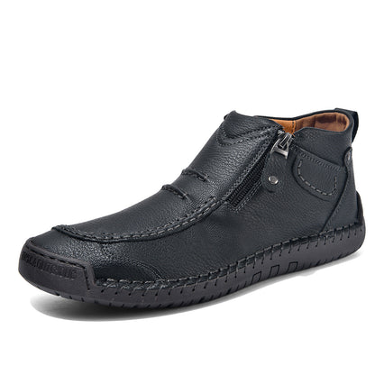 Robbie - Stylish Zip Ankle Boots for Men