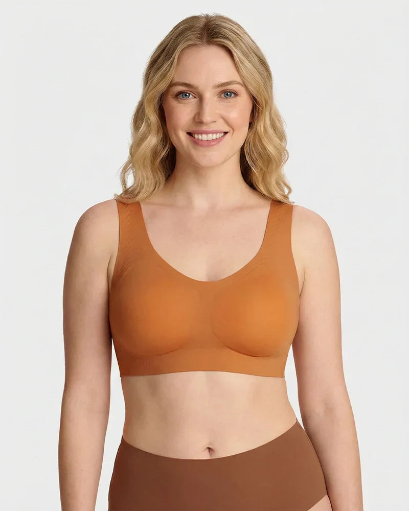 Wire-Free Antibacterial Jelly Bra for Enhanced Lift and Comfort