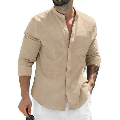 Dominic - Casual Long Sleeve Shirt for Men