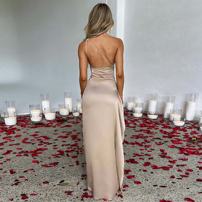 Amyah | Evening Dress with High Split and One-Shoulder