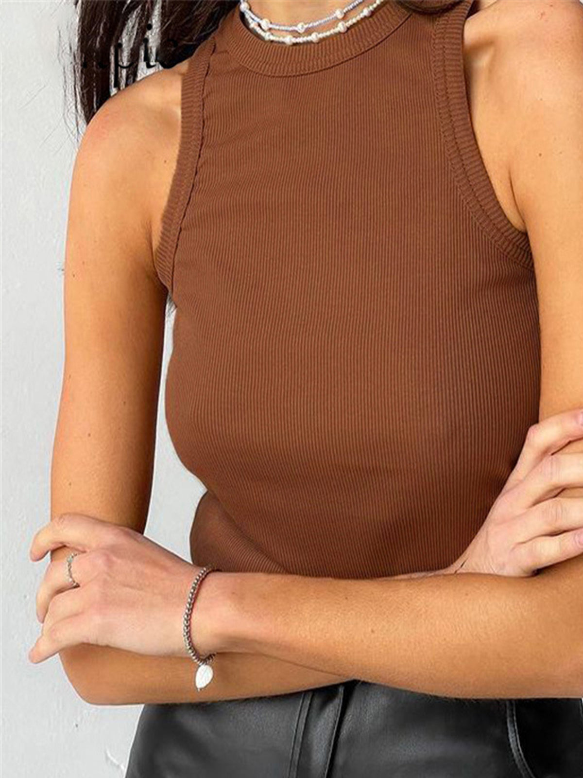Jennifer | Ribbed Knit Tank Top