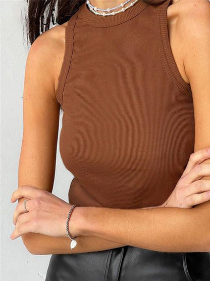 Jennifer | Ribbed Knit Tank Top
