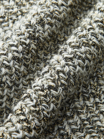 Muriel | Knitted Sleeveless Cardigan Grey