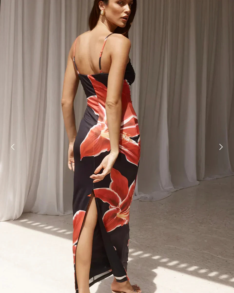 Mckayla | Maxi Dress with Floral Print