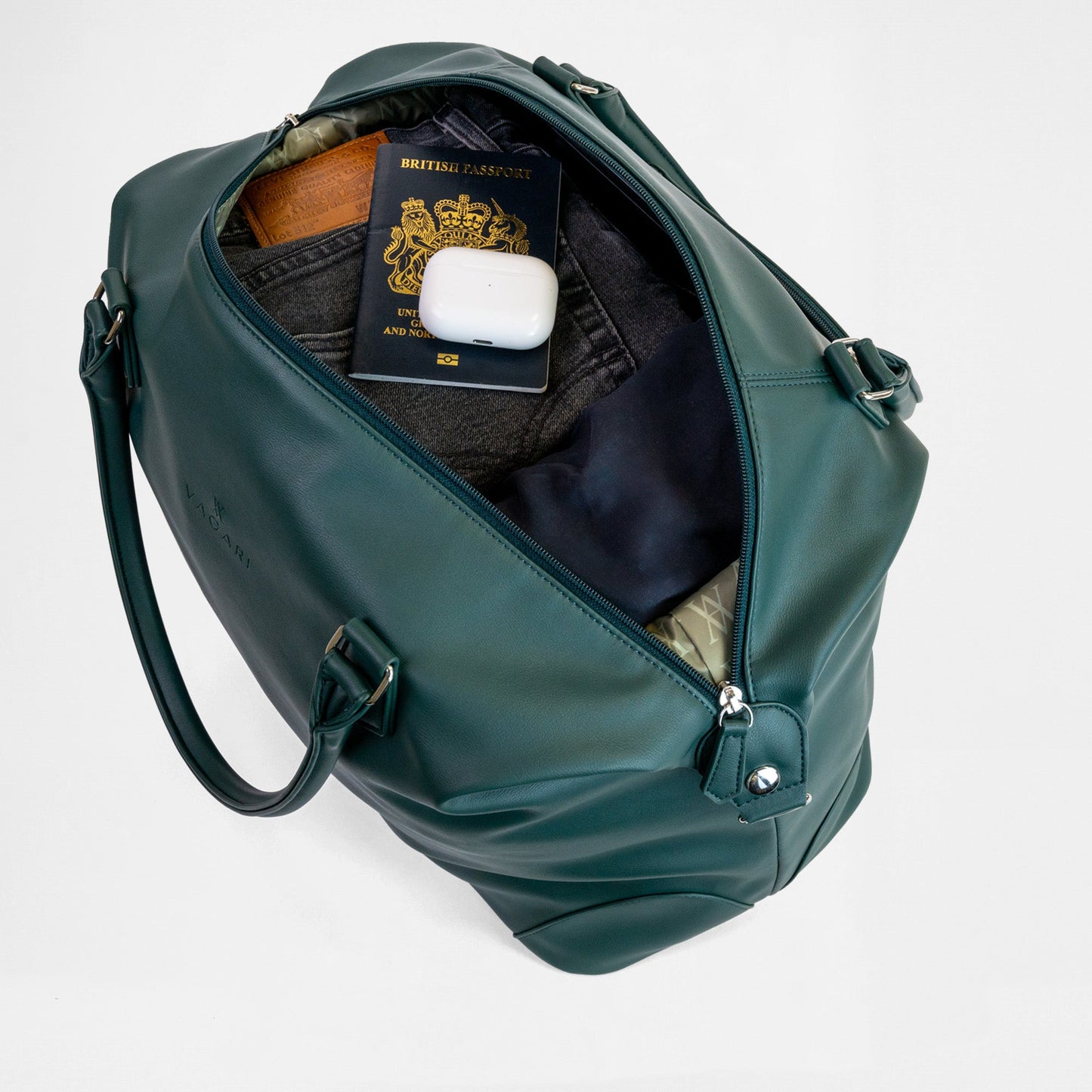 Racing Green Weekend Travel Bag - Stylish and Durable