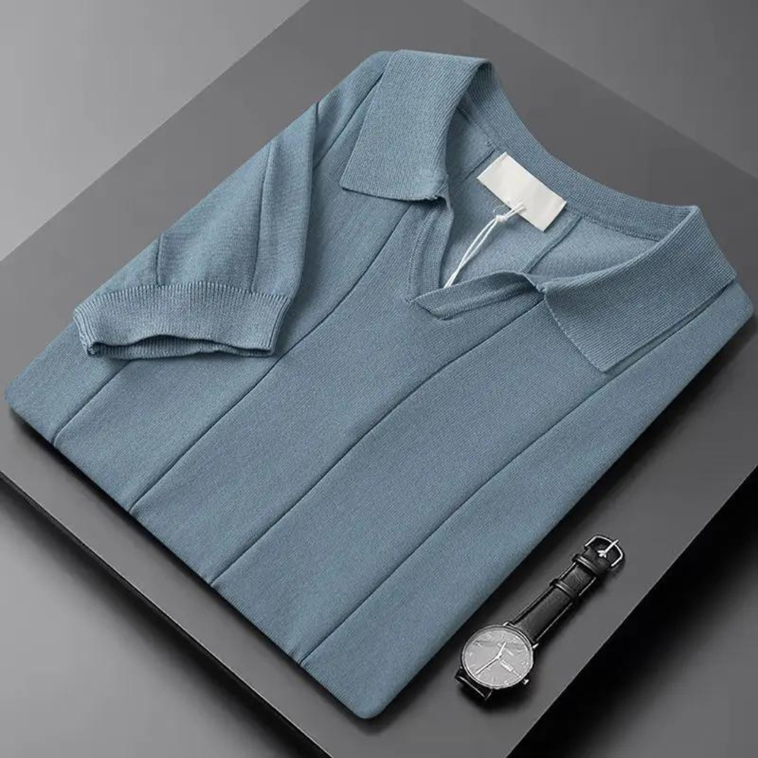 Men's Classic Cotton Polo Shirt - Lightweight and Comfortable Casual Wear