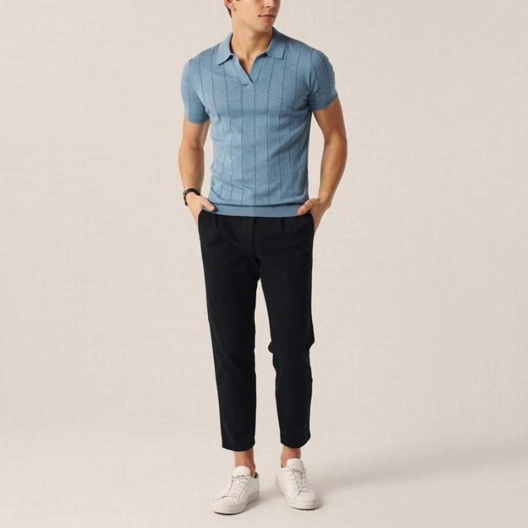Men's Classic Cotton Polo Shirt - Lightweight and Comfortable Casual Wear