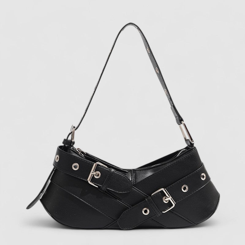 Angelika | Shoulder Bag with Buckle Details