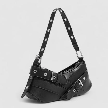 Angelika | Shoulder Bag with Buckle Details
