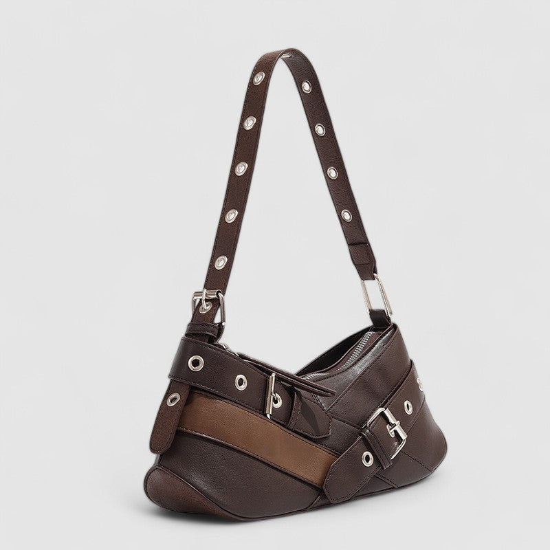 Angelika | Shoulder Bag with Buckle Details