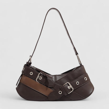 Angelika | Shoulder Bag with Buckle Details