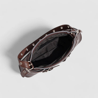 Angelika | Shoulder Bag with Buckle Details