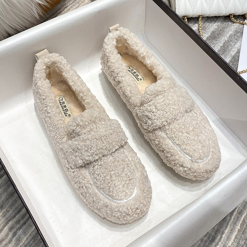 Elara | Delightfully Soft Sherpa Loafers
