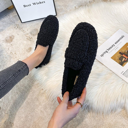 Elara | Delightfully Soft Sherpa Loafers