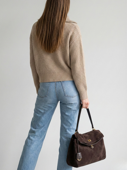 Spacious Work Handbag - Stylish and Functional Tote for Professionals