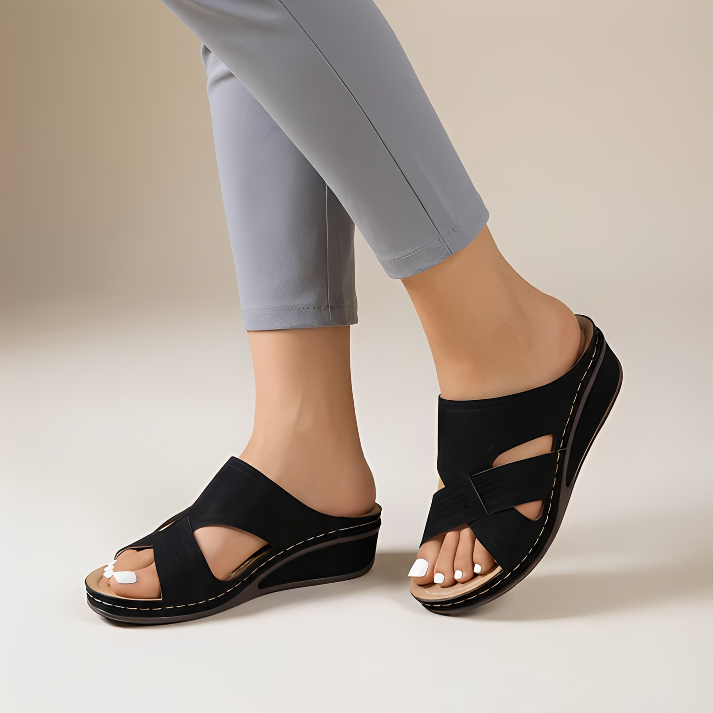 Oddette - Women's Open-Toe Strappy Sandals