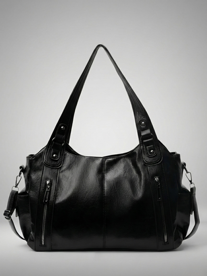 Trendy Black Backpack for College Students - Durable and Spacious Design