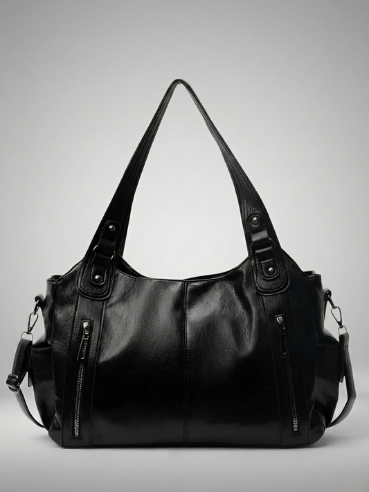 Trendy Black Backpack for College Students - Durable and Spacious Design