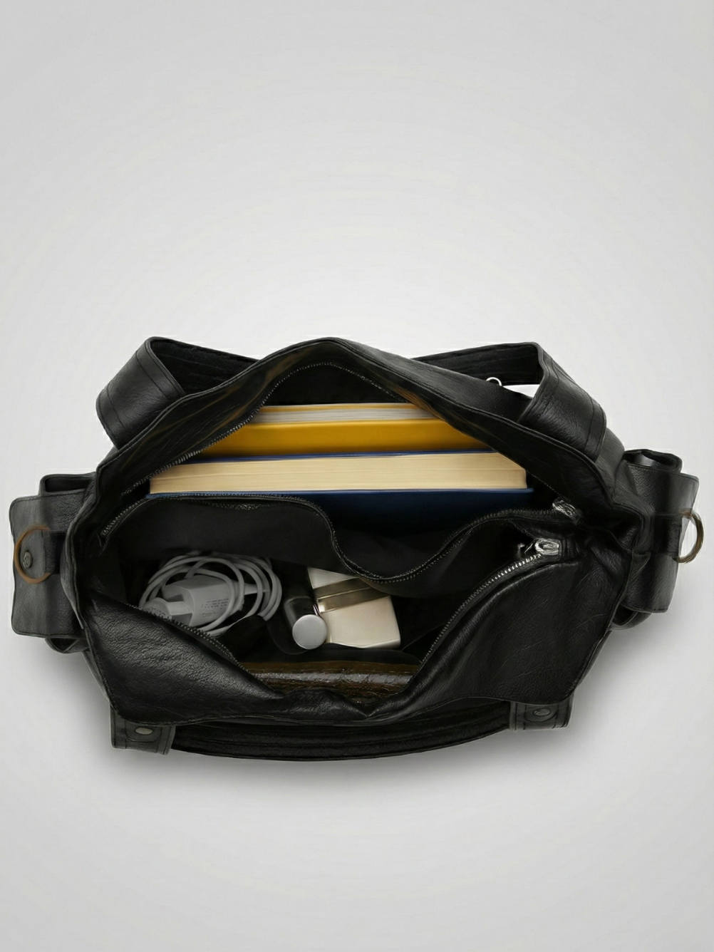 Trendy Black Backpack for College Students - Durable and Spacious Design