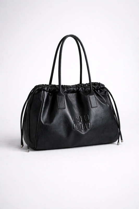Stylish Black Work Tote Bag for Professionals - Versatile and Spacious Design