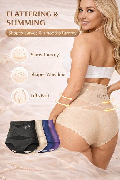Seamless High-Waist Tummy Control Shaping Underwear for Women
