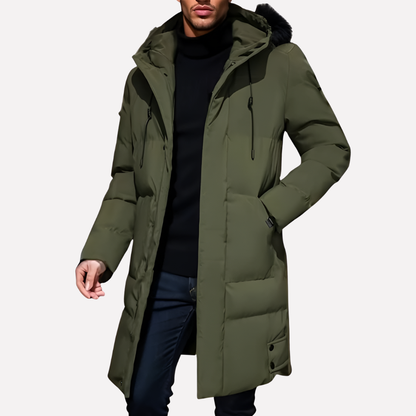 Men's Insulated Winter Coat for Cold Weather Protection