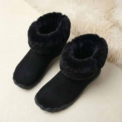 Women's Ergonomic Barefoot Shoes with Cozy Fur Lining for Ultimate Comfort