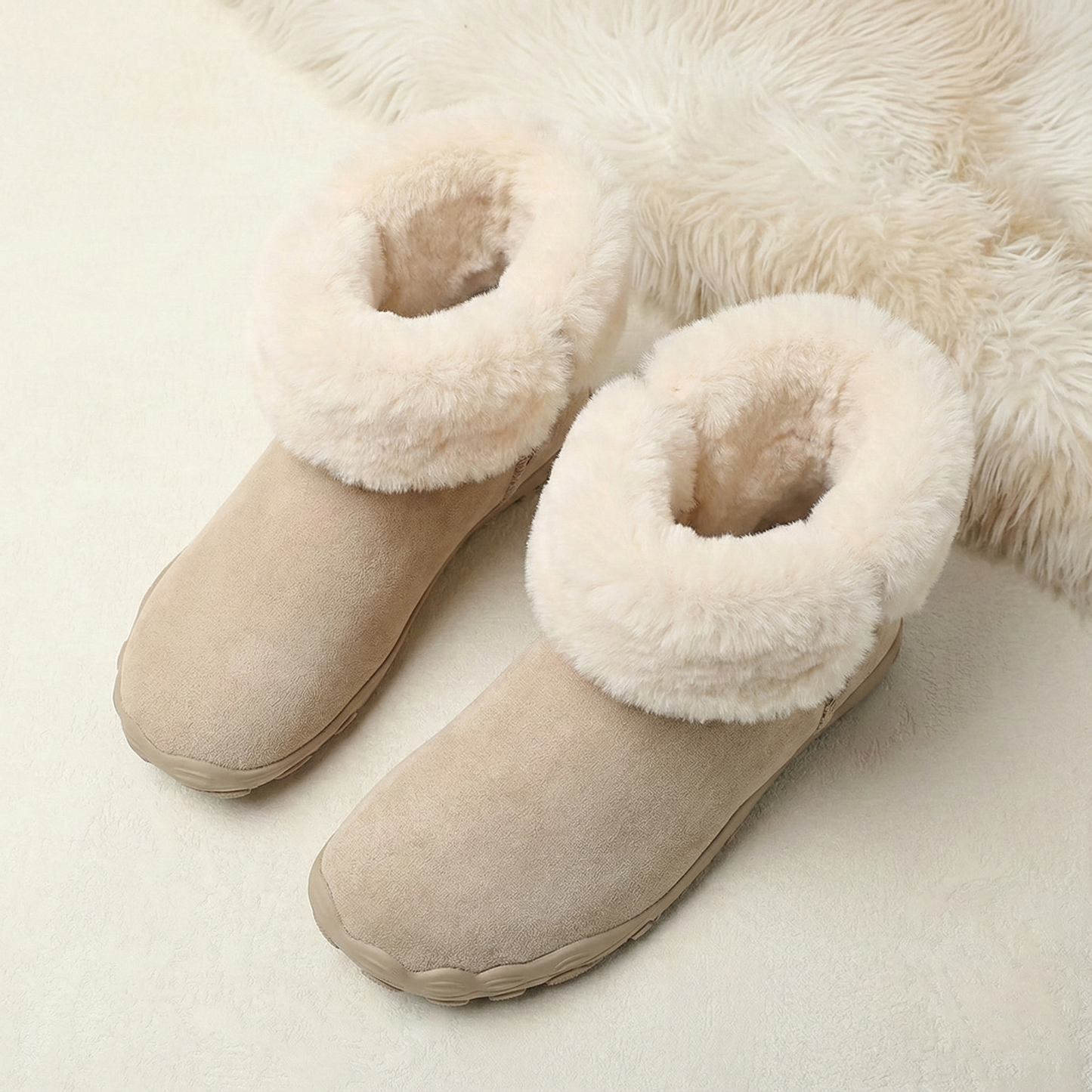 Women's Ergonomic Barefoot Shoes with Cozy Fur Lining for Ultimate Comfort