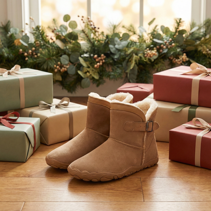 Women's Ergonomic Barefoot Shoes with Cozy Fur Lining for Ultimate Comfort