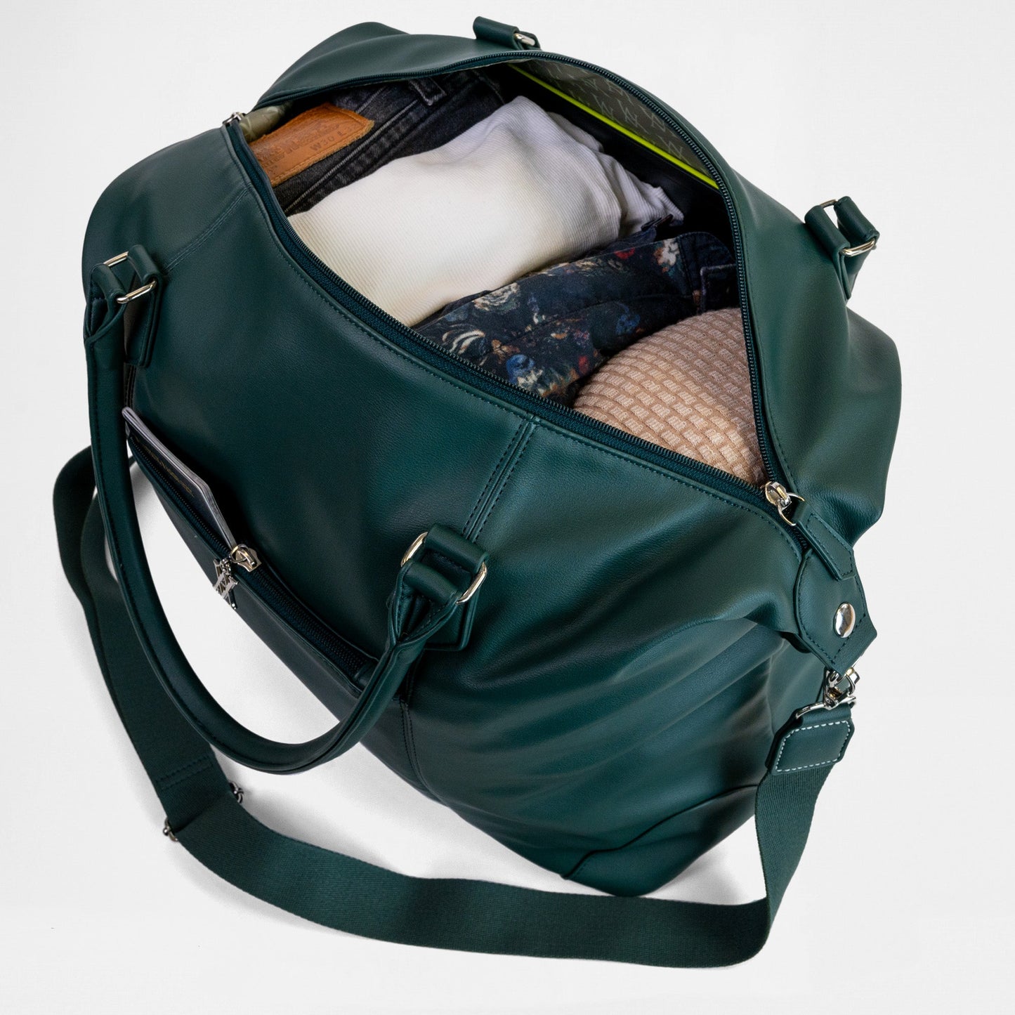 Racing Green Weekend Travel Bag - Stylish and Durable