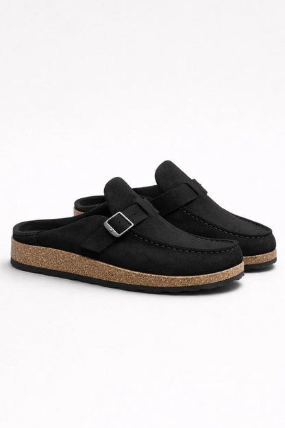 Slip-ons for Women - Buckle and Open Heel | Casual