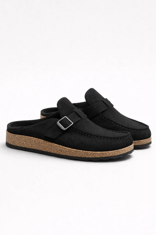 Slip-ons for Women - Buckle and Open Heel | Casual