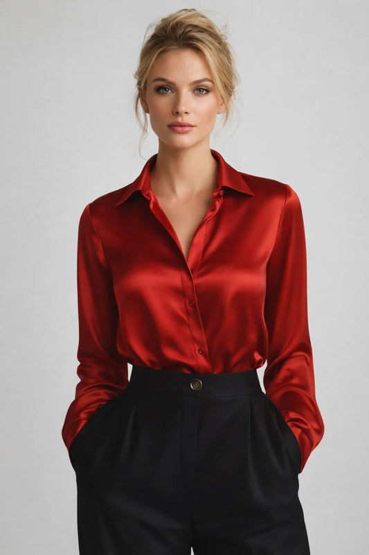 Ladies' Blouse | Elegant & Versatile | With Collar | All Season