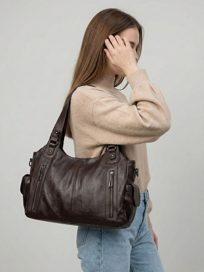 Spacious University Shoulder Bag | Stylish and Functional Design