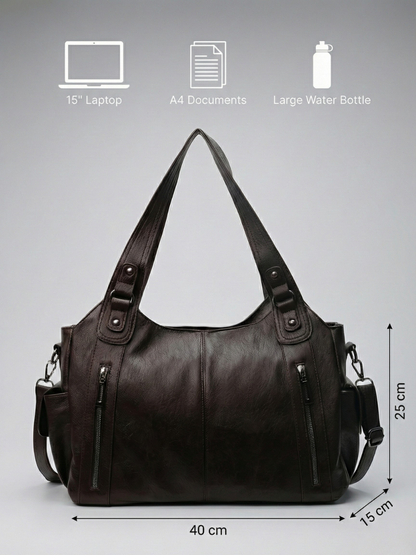 Spacious University Shoulder Bag | Stylish and Functional Design