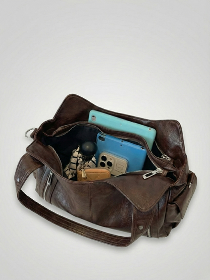 Spacious University Shoulder Bag | Stylish and Functional Design
