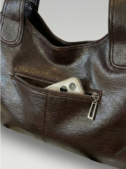 Spacious University Shoulder Bag | Stylish and Functional Design