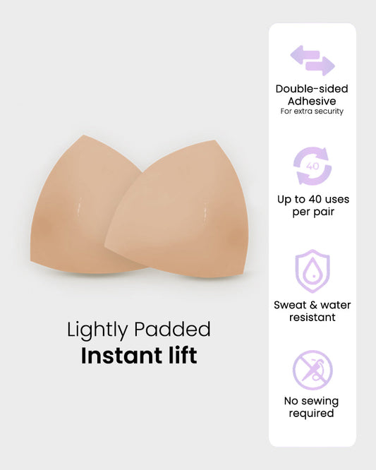 Double-Sided Adhesive Bra Lift Inserts | Instant Invisible Boost for Enhanced Support