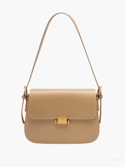 Chic Minimalist Flap Crossbody Shoulder Bag – Structured Design for Everyday Use