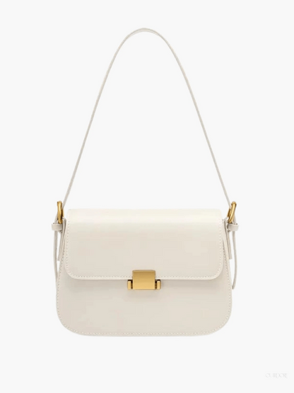 Chic Minimalist Flap Crossbody Shoulder Bag – Structured Design for Everyday Use