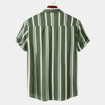Men's Casual Striped Shirt - Stylish and Comfortable Everyday Wear
