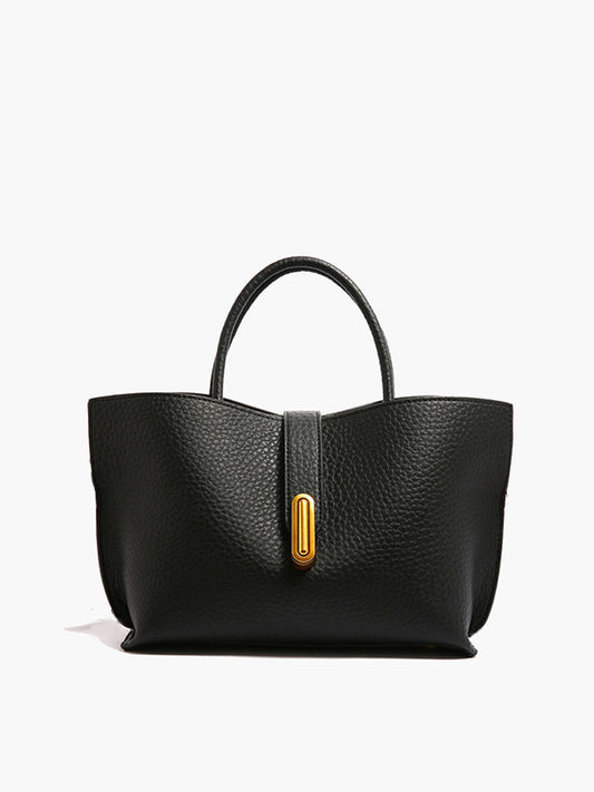 Azucena | Handbag with Gold Buckle Closure