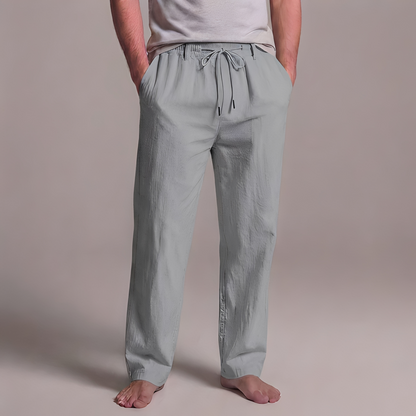 Arman - Men's Relaxed Fit Trousers with Drawstring