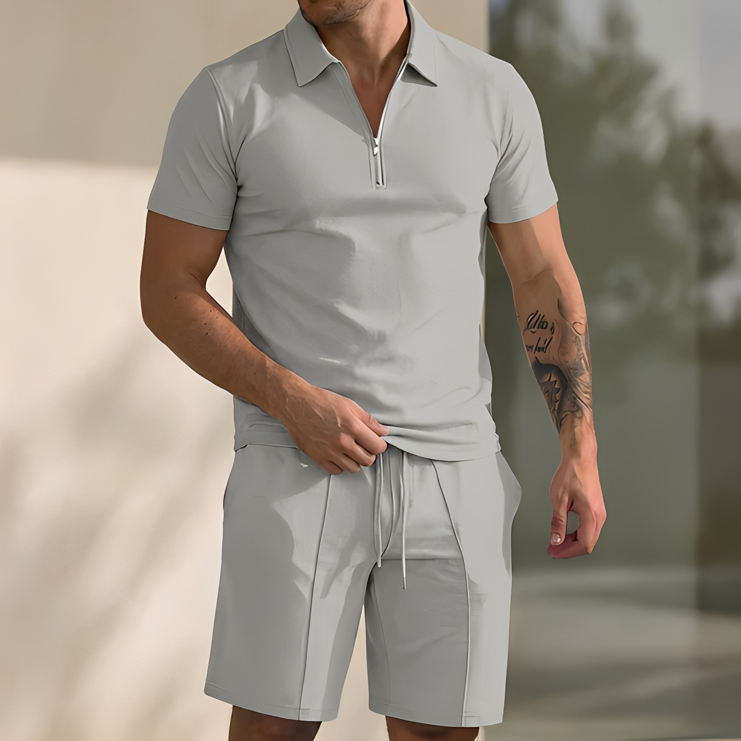 Modern Relaxed Men's Outfit - Stylish and Comfortable Ensemble