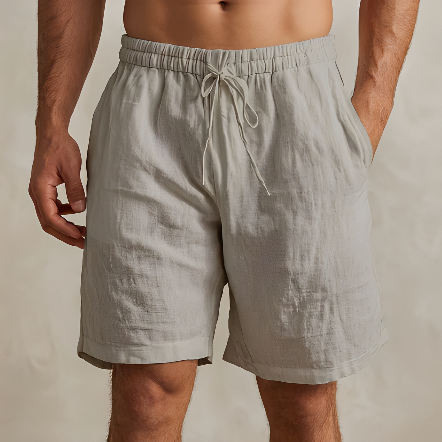 Loises - Modern Summer Shorts with Drawstring for Men