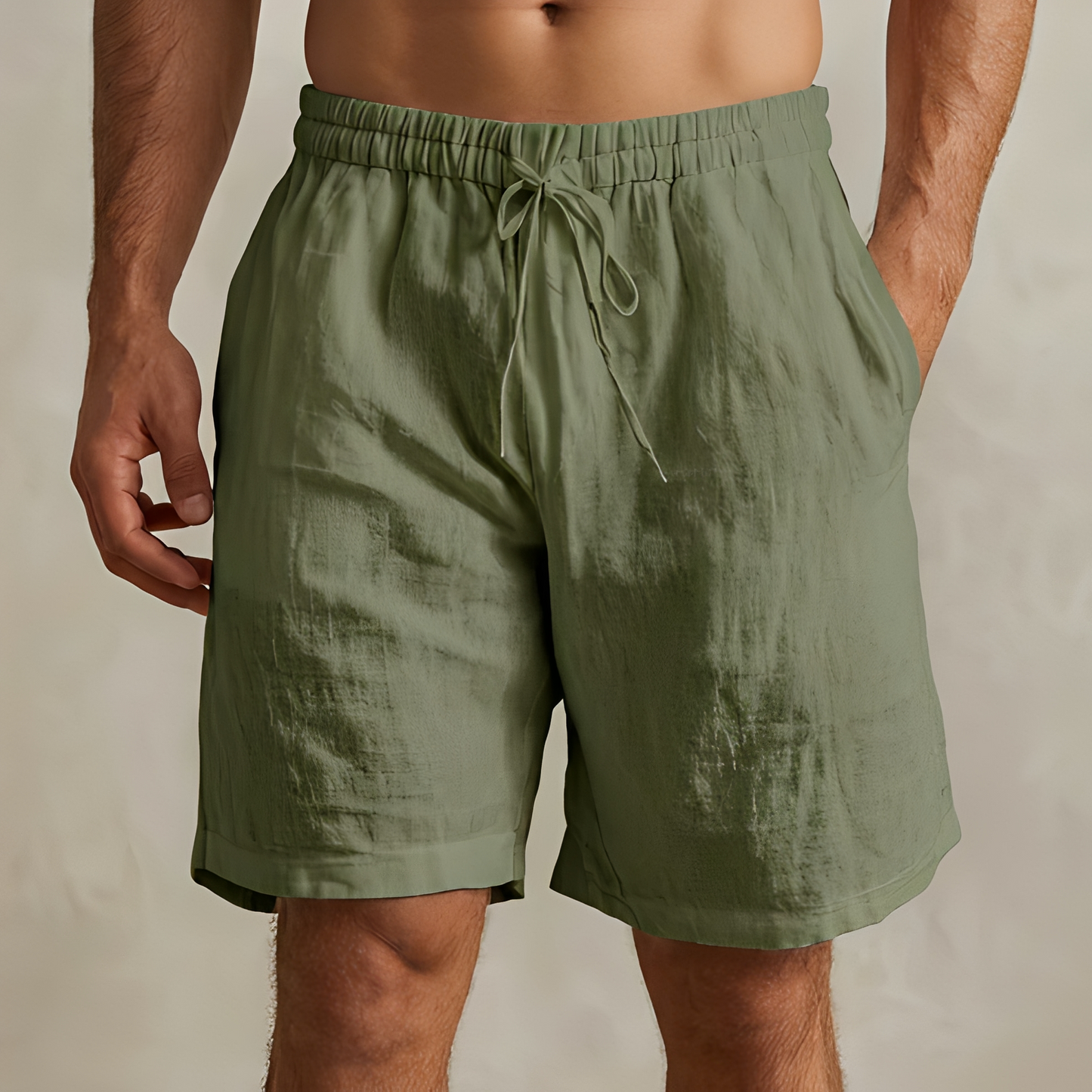 Loises - Modern Summer Shorts with Drawstring for Men