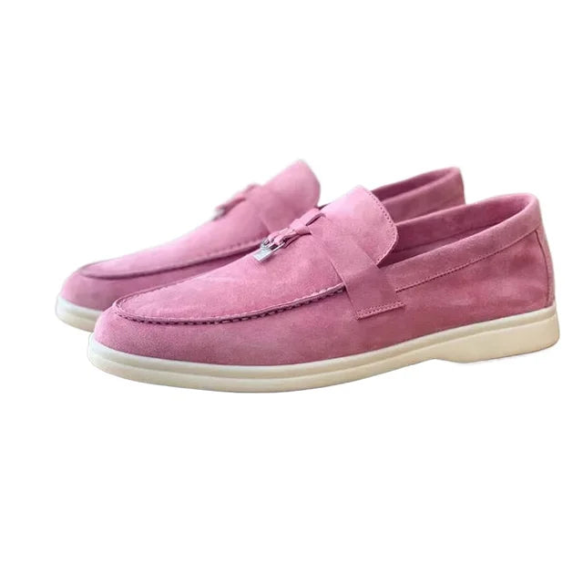 Women's Suede Loafers - Stylish and Comfortable Footwear for Everyday Wear