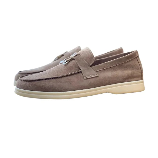 Women's Suede Loafers - Stylish and Comfortable Footwear for Everyday Wear