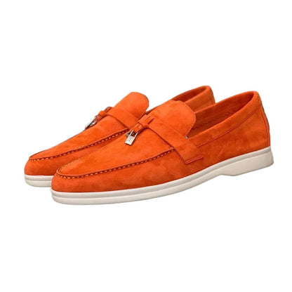 Women's Suede Loafers - Stylish and Comfortable Footwear for Everyday Wear