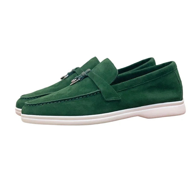 Women's Suede Loafers - Stylish and Comfortable Footwear for Everyday Wear